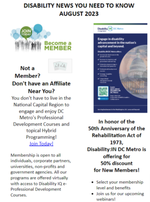 August 2023 newsletter cover